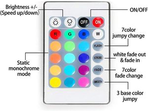 5V RGB <strong>1M</strong> 2M 3M 4M Color Changing 5050 Waterproof <strong>Led</strong> Strip Light Battery Powered with Remote Control - Product Image 5