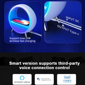 Led Decorative Colorful Light App Control Atmosphere <strong>Lamp</strong> Blue Tooth Speaker Bedside Wake up Light - Product Image 6
