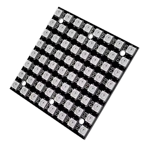 WS2812 LED 5050 <strong>RGB</strong> 8x8 LED <strong>Matrix</strong> for Brand New WS2812B 8*8 64-Bit Full Color 5050 <strong>RGB</strong> LED Lamp Panel Light - Product Image 3