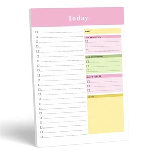 Imprimir Logo Planner Bloc de notas Sticky Custom Note Pads Tear Off Daily Planner Organizar To-do Bloc de notas - Product Image 1