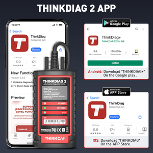 Thinkdiag 2 Tcode Todo el código de renovación de software Descarga Renovar Aplicación Thinkdiag 2 caducada