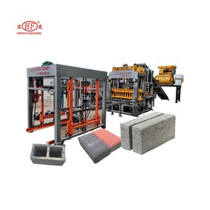 Hongfa <span class=keywords><strong>QT5</strong></span>-<span class=keywords><strong>15</strong></span> בלוק הידראולי ביצוע מכונה חדש מצב ליבת מנוע משאבת מנוע Plc אדמה קו ייצור לבנים