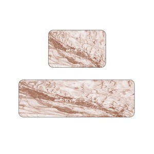 מחצלת אמבט סופג 2 יח '2 יח' בוץ 'מטבח מחצלת בוץ' מטבח מחצלת הדפוסים המודרניים ללא החלקה עמיד למים - Product Image 4