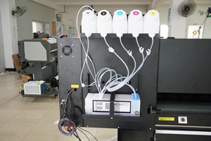 Eizoulyn A1 kỹ thuật số i3200 6 đầu dtf máy in nhanh 80 m/h Tốc độ in mực dung môi lai với bột tấm máy in DTG - Product Image 4