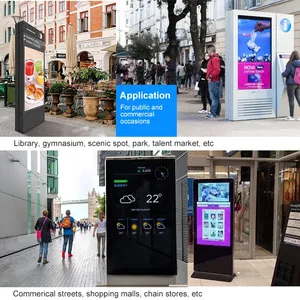 Factory Direct Sale 65 Inch Floor Standing Interactive <strong>Android</strong> Outdoor Digital Signage and <strong>Display</strong> <strong>LCD</strong> Advertising Screen - Product Image 6