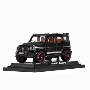 1:32スケールダイキャストモデルベンツBRABU S G800バボスサウンド & ライトプルバックメタルモデルカー用おもちゃオープンデコレーションオーナメントドア付き - Product Image 1