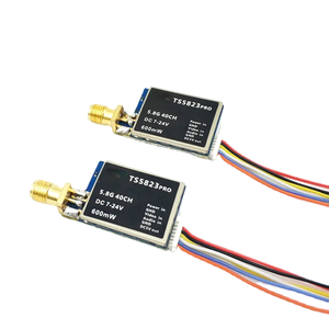 TS5823 Pro 200mW/600mW Video verici modülü RC FPV için 5V BEC ile 5.8GHz 40CH VTX yarış Drone Quadcopter bölüm