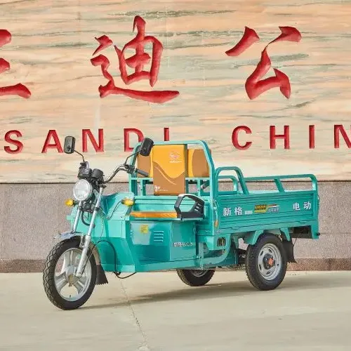 Tricycle de cargaison fabriqué en Chine Tricycle à moteur de moto Camion de moto Charge de cargaison à 3 roues avec sièges pliés