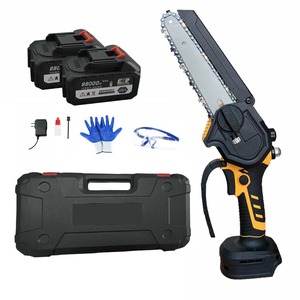6 inç 8 inç el küçük el elektrikli testere Mini testere pil akülü güç zincir testereleri ile güvenlik kilidi - Product Image 5