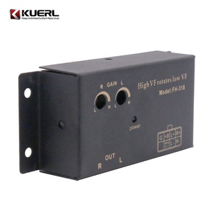 Altavoz RCA de audio para coche, convertidor de salida de línea de alto a bajo nivel, convertidor de 2 canales, con cable