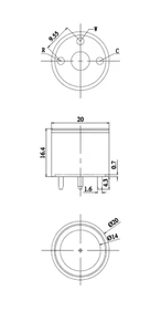 Módulo de sensor de gas de amoníaco electroquímico industrial de alta precisión para aplicaciones de detección de gas - Product Image 5