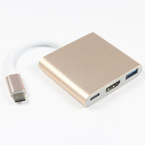 Hot Selling Attractive Price <strong>USB</strong> <strong>C</strong> to HDTV 4K USB3.0 PD 3 in 1 Hub <strong>Type</strong> <strong>C</strong> 3 in 1 <strong>Adapter</strong> for Laptop PC - Product Image 2