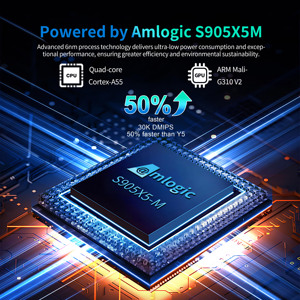Nuevo producto Amlogic S905X5M Android 14 X96 M200 Android Set Top Tv Box 2/4/16/32/64Gb 2,4G y 5G Wifi 4K Android TV Box - Product Image 3