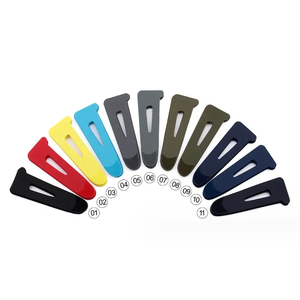 Logotipo elevado colorido personalizado Material de goma de PVC Gancho elástico y lazo Cinta de sujeción Lengüeta de manga para puño de chaqueta - Product Image 2
