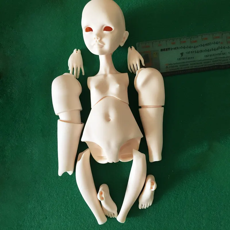 Reçine döküm Model BJD bebek parçaları