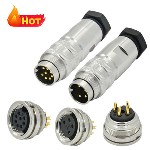 Rigoal 2Pin 3Pin 4Pin 5Pin 6Pin 7Pin 8Pin 12Pin <strong>14Pin</strong> 16Pin 19Pin 24Pin M16 Panel Mount Waterproof <strong>Adapters</strong> Connector - Product Image 1