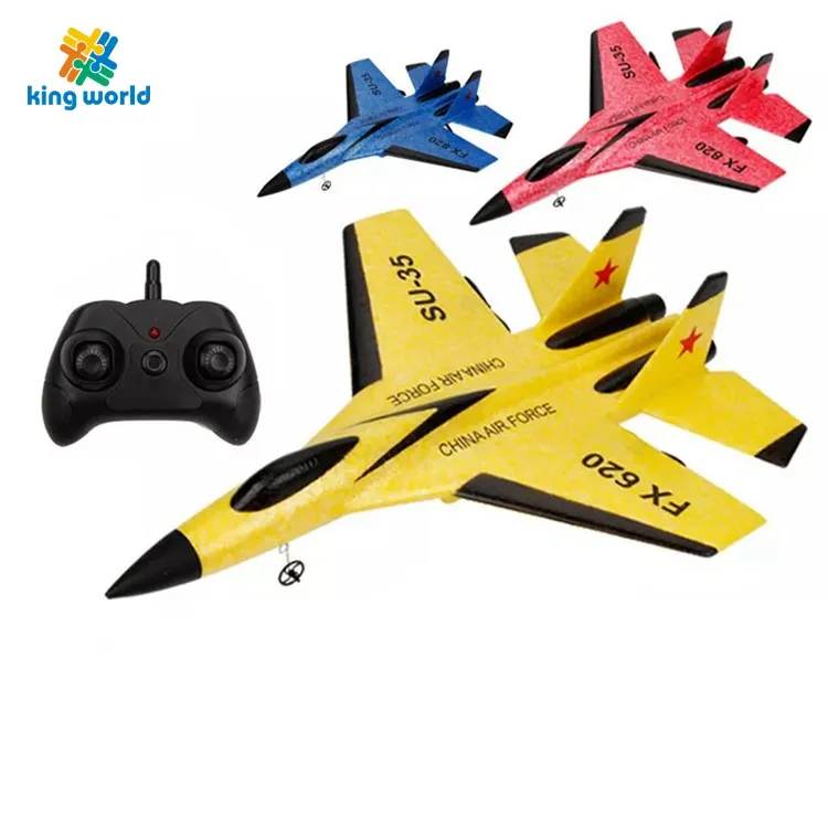 Zino 2.4G RC Radio Flying Set elettrico in schiuma EPP aereo telecomandato aereo piccolo SU35 caccia all'aperto per adulti bambini 100M