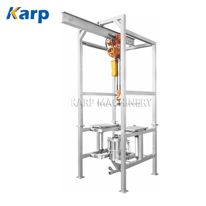 Jumbo Bag <strong>Unloading</strong> Station with Lifting <strong>Device</strong> Bulk Powder Big Bag Unloader - Product Image 1
