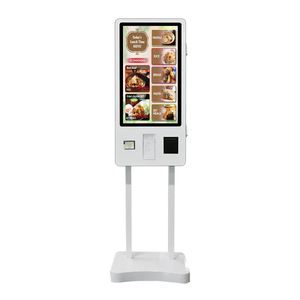 21,5 Pantalla táctil de 32 pulgadas Pago de facturas Quiosco automático de pedidos de autoservicio de comida rápida con impresora térmica Escáner de código QR - Product Image 1