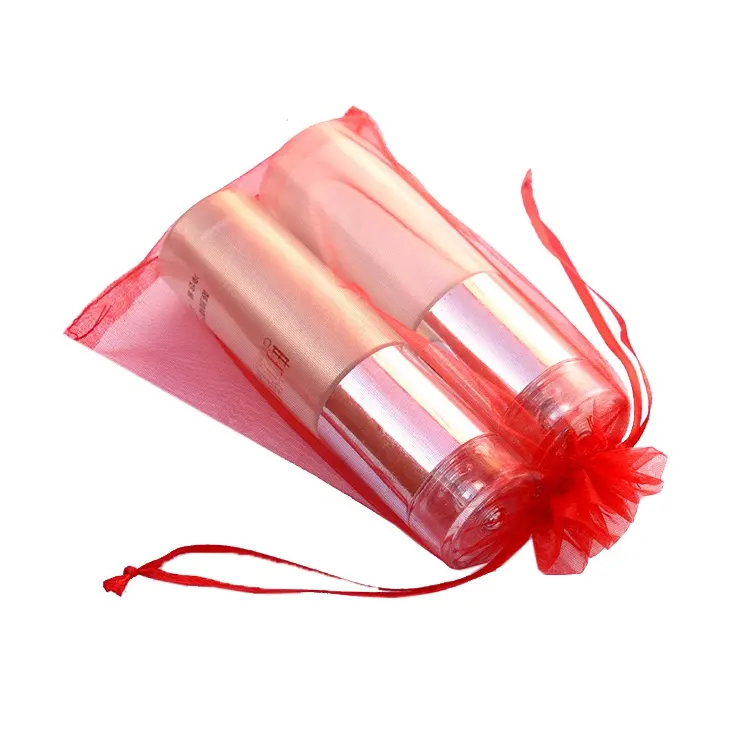 Free shipping Cheap various colors drawstring sheer organza jewelry cosmetic pouch bag 3x4