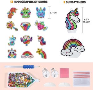 Diy Craft <strong>Art</strong> Kit <strong>Big</strong> Gem Stickers Cartoon Magical Diamond Painting Stickers Kit Printed Type <strong>for</strong> <strong>Kids</strong>' Fun &amp; Creativity - Product Image 2