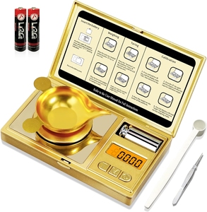 Mini kỹ thuật số vàng gram cân bằng Quy mô 0.01g 0.1g kỹ thuật số túi đồ trang sức ABS nhựa 100g LCD điện tử Trọng lượng đo - Product Image 1