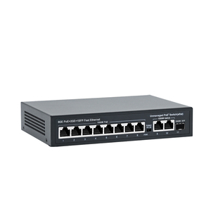 ชิป PSE มาตรฐาน11พอร์ต1000Mbps POE สวิตช์8 POE + 2กิกะบิตอัปลิงค์ + 1 SFP พอร์ต120W สวิตช์ไฟผ่านอีเธอร์เน็ตที่ไม่มีการจัดการ - Product Image 5