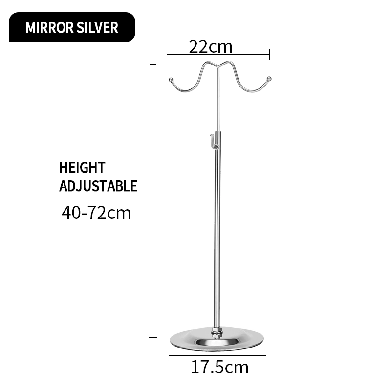 Double Hook - Mirror finished Silver