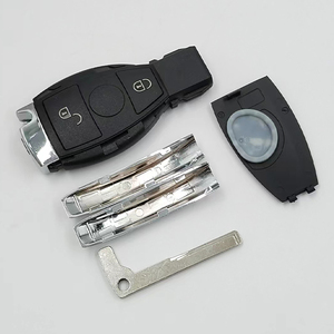 Mercedes için yedek uzaktan araba Fob anahtar kabuk durumda 2 düğme anahtar kapak tek akü Benz Mercedes için Fit - Product Image 5