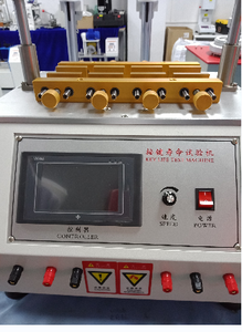 Four Station Switch Button Force Tester Tastatur taste Haltbarkeit Lebensdauer prüfmaschine - Product Image 4