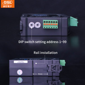 8-Channel 4-20ma Analog <strong>Input</strong> <strong>Output</strong> Module Industrial Automation Equipment Modbus TCP Field Data Acquisition Ethernet Cascade