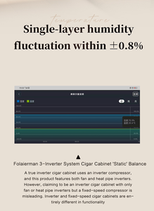 Temperature and <strong>Humidity</strong> Balanced Cigar Humidor Cooler Cabinet with Electrical Water Filling and Draining System - Product Image 6