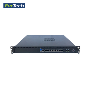 1 U H110 Network Security Pfsense Firewall PC industriale con I226 8LAN e 2 porte ottiche x86 Router Server Computer - Product Image 2