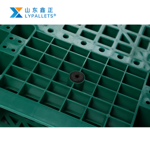 Plastik paletler 1200x1000x150mm HDPE HDPP 4 yollu giriş paletleri örgü plastik palet için blok yapma makinesi açık güverte, örgü üst - Product Image 6
