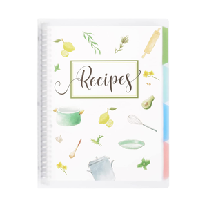 Recipe Book to Write in Your <strong>Own</strong> Recipes, 8.5&quot; X 11&quot; Personal Blank Recipe <strong>Notebook</strong>, Removable Hardcover Recipe Journal Book - Product Image 1