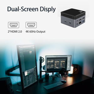 Mini PC N100 Quad Core 12G LPDDR4 WiFi Bluetooth 4,0 HD HTPC Win10 Mini computadora de escritorio de bolsillo - Product Image 2