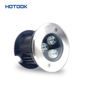 Hotook Ngoài Trời IP68 Không Thấm Nước Có Thể Điều Chỉnh 24V/12V Cảnh Quan LED Đèn Ngầm 100Mm 120Mm 3W Bê Tông Sàn Đèn Ingoround - Product Image 2
