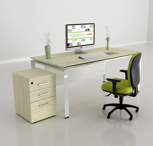 Mesa de estudio con marco de metal para ordenador, escritorio para ordenador - Product Image 2