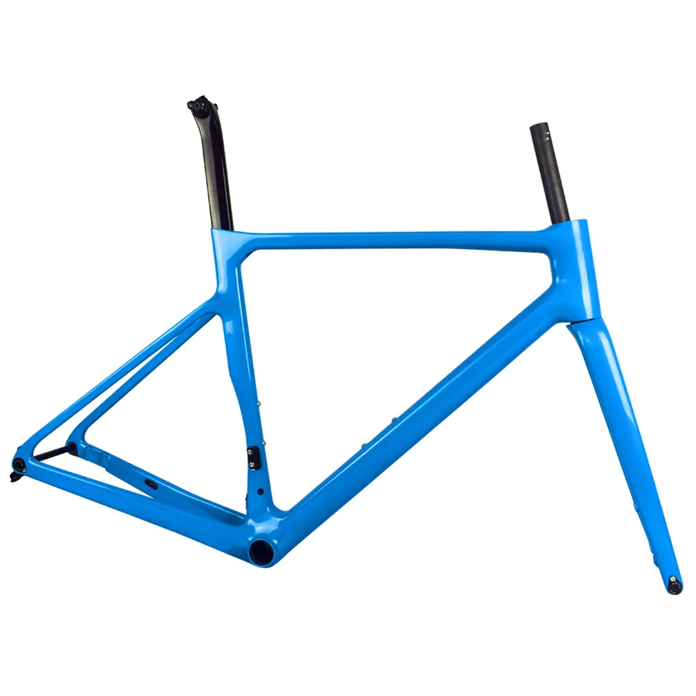 Cinese Chinarello 700C telaio della bici cavo invisibile Routing bicicletta da strada Frameset freno a disco telaio della bici da strada bici da strada in carbonio