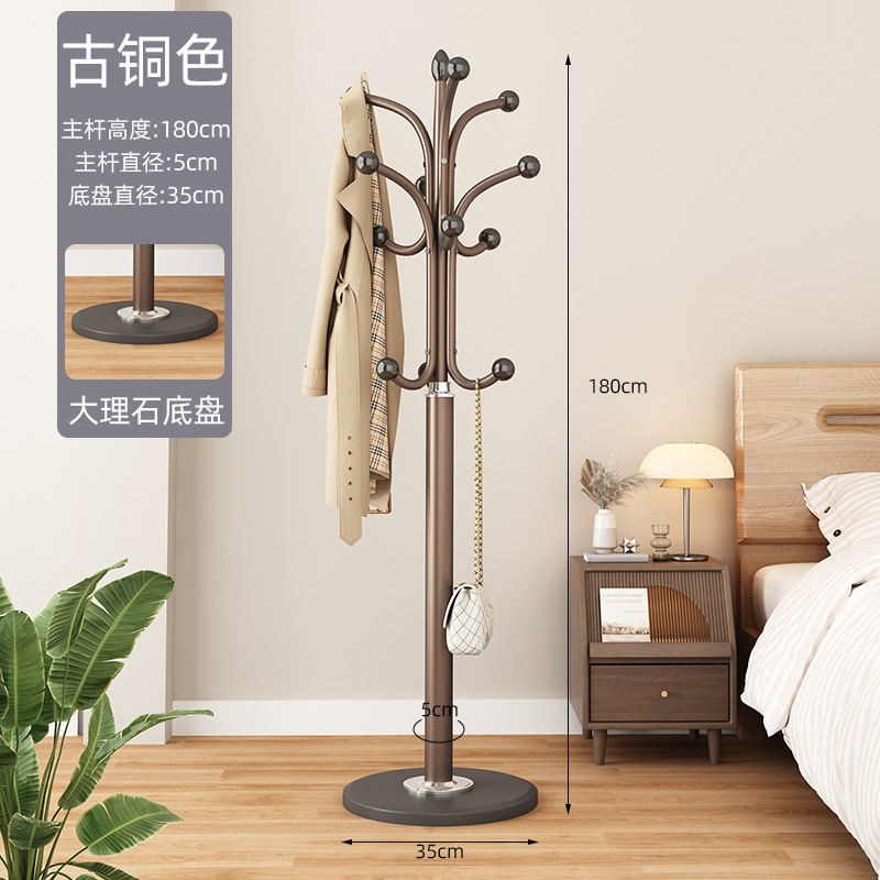 Assiette en marbre couleur bronze - base extra-large et épaissie de 35 cm