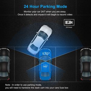 2 polegadas 4K + 1080P + 4K 3-<span class=keywords><strong>IN</strong></span>-1 Night Vision Car <span class=keywords><strong>Recorder</strong></span> <span class=keywords><strong>Camera</strong></span> 3-Channel Dash Cam com função de gravação para carros e veículos