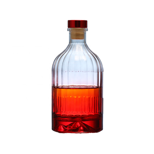 新设计威士忌酒瓶350毫升500毫升700毫升750毫升空玻璃瓶 - Product Image 1