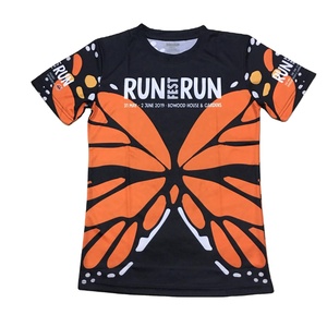 Fabrika özel tasarım maraton olay koşu Polyester t Shirt kuru hızlı Unisex süblimasyon t-shirt - Product Image 2