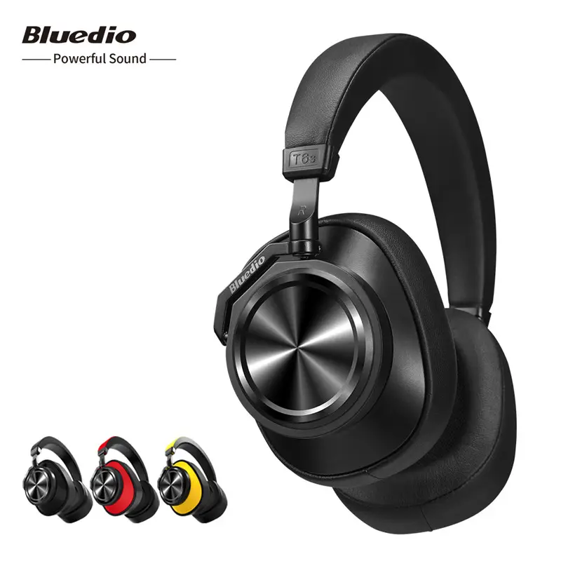 Bluedio-auriculares T7 con TWS, dispositivo de audio con cancelación activa de ruido para teléfonos móviles, 5,0