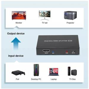 Divisor de Audio y vídeo OEM Mini 4k 2k HD 4k HDMI 1 en 4 Out HDCP1.2 - Product Image 5