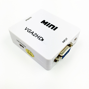 Quality Mini HDTV 4K <strong>Input</strong> to 3 RCA Audio Video AV CVBS 1080p <strong>Output</strong> Converter Box for Computer DVD to HDTV