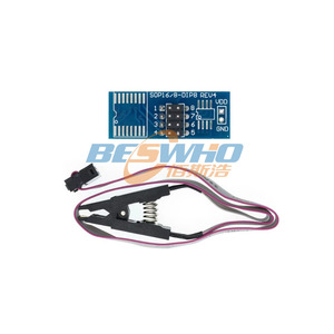 SOIC8 24 serie 25 EEPROM Flash BIOS USB programmatore modulo + SOIC8 SOP8 Test Clip per EEPROM 93CXX / 25CXX / 24CXX adattatore - Product Image 4