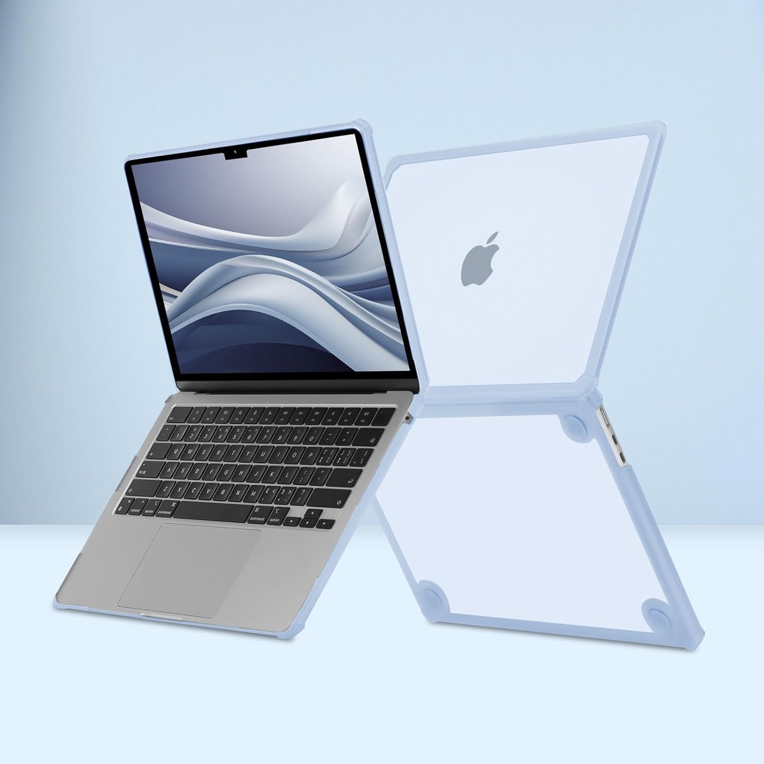 Bleu transparent