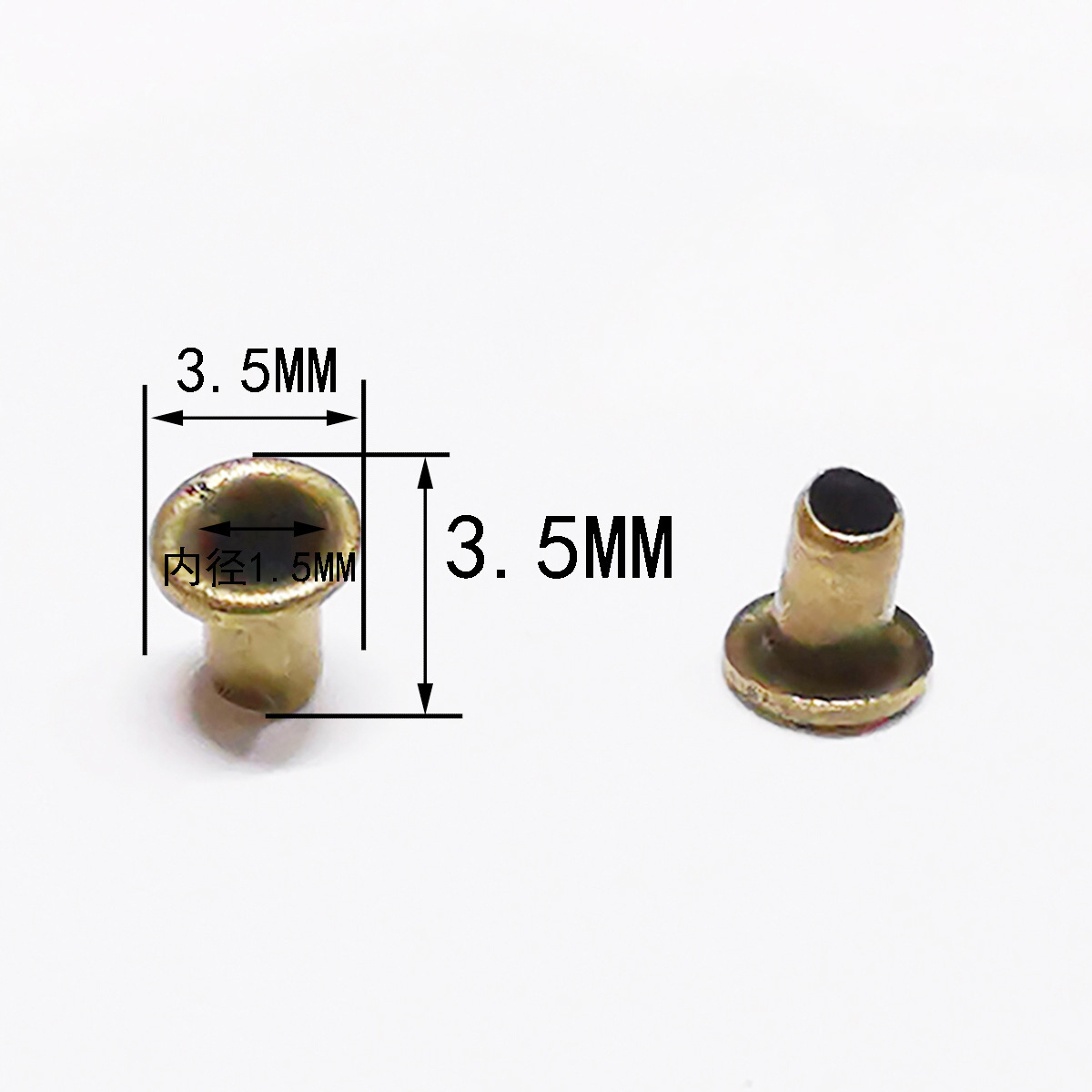 9.Couleur bronze - Trou d'aération de 1,5 mm de diamètre intérieur