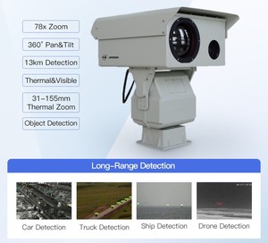 DL68-Z78 High-End Dual-Sensor PTZ Security <strong>Camera</strong> 13000m Vehicle Recognition Thermal <strong>Camera</strong> - Product Image 2